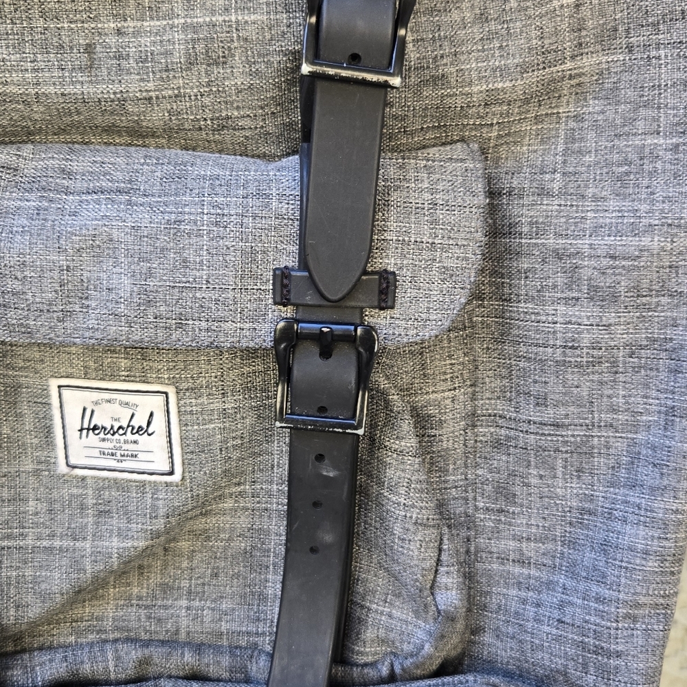 Hershel Supply Large Grey Backpack - image 4